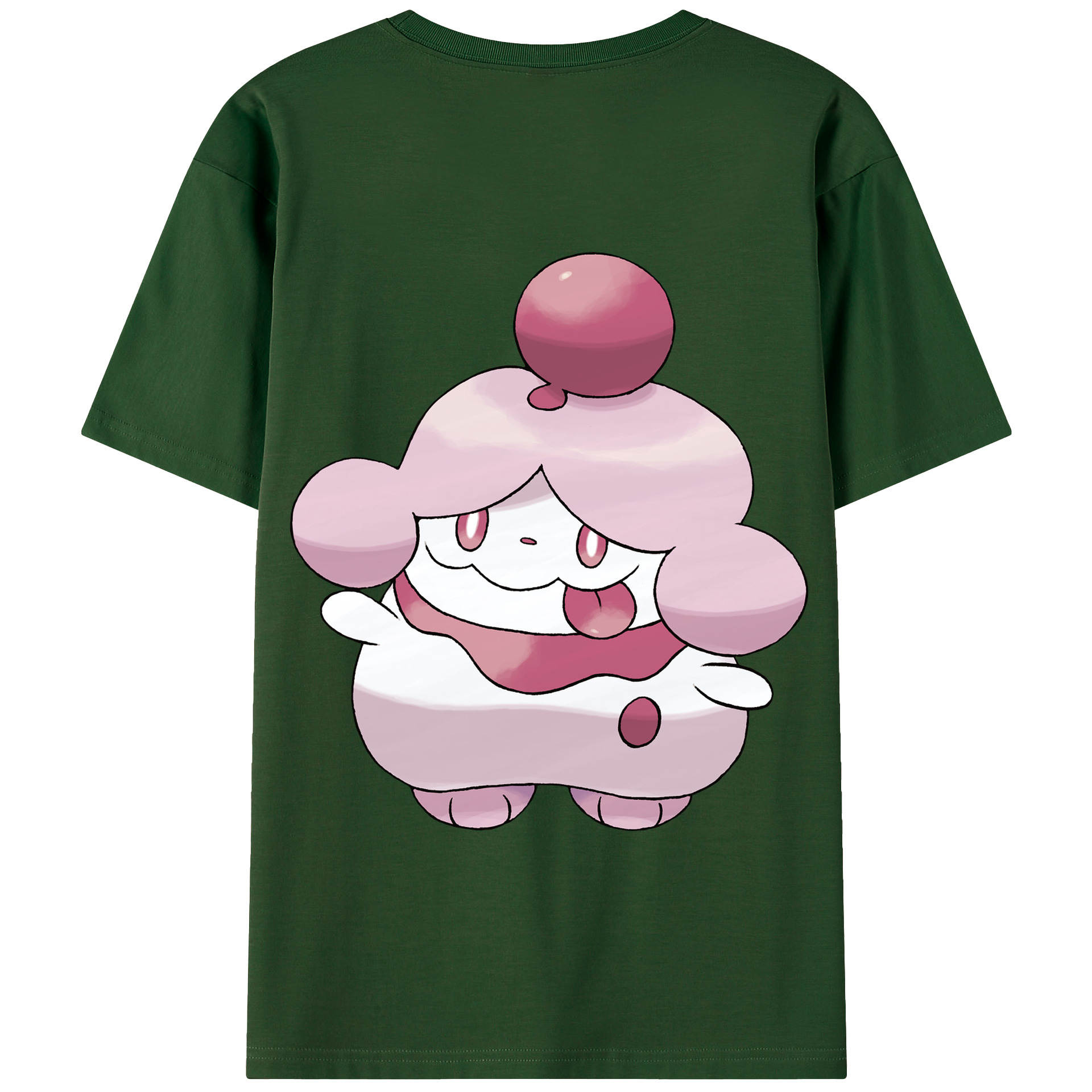 （画像用） ポケットモンスター Pokémon 綿100％半袖Tシャツ（背面プリント）
